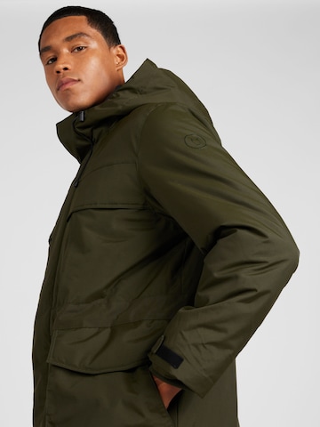 Parka mi-saison 'APEX' KnowledgeCotton Apparel en vert