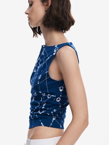 Desigual Top in Blau