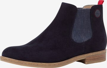 Boots chelsea di s.Oliver in blu: frontale