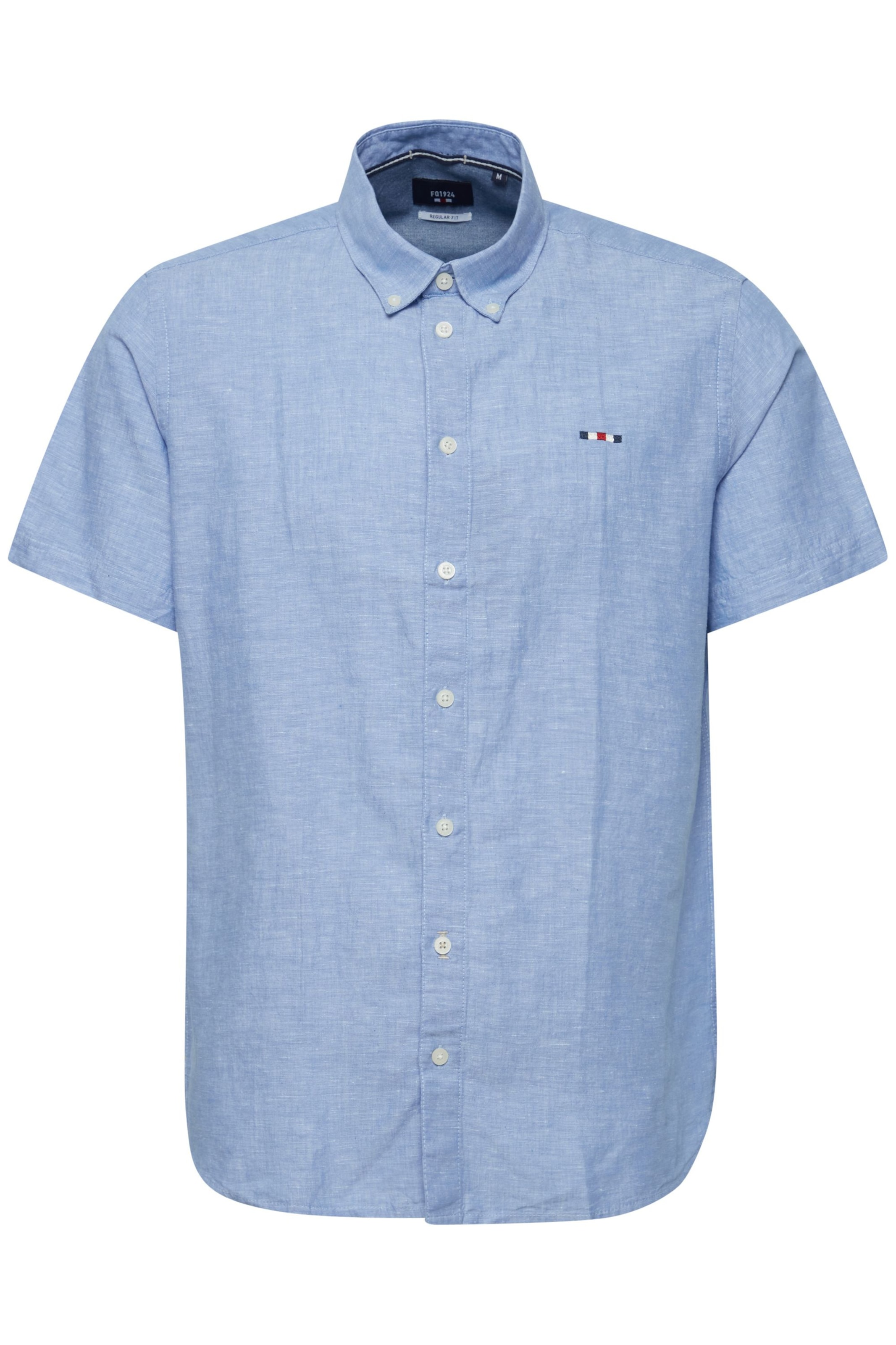 FQ1924 Slim fit Button Up Shirt 'Fqerlend' in Blue: front
