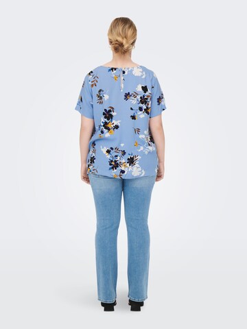 ONLY Carmakoma Blouse 'Anita' in Blauw