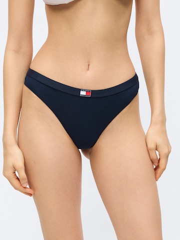 Tommy Hilfiger Underwear Thong in Blue: front
