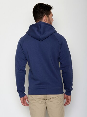 Felpa 'Trek Mountain Stripes' di GREENBOMB in blu