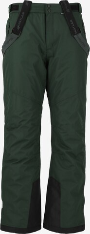 Whistler Regular Workout Pants 'Fairfax' in Green: front