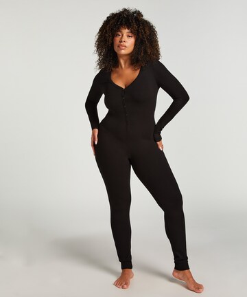 Hunkemöller Pyjama in Schwarz: Vorderseite