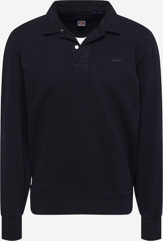 Sweat-shirt Superdry en noir : devant