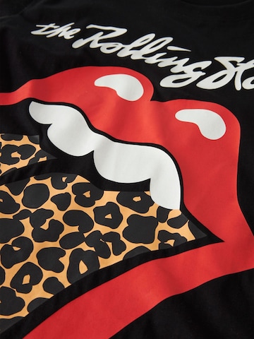 TWO SOON T-Shirt 'Rolling Stones' in Schwarz