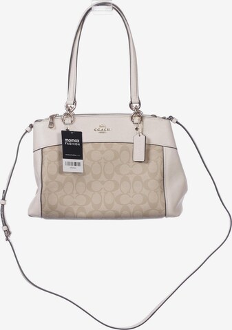 COACH Handtasche gross Leder One Size in Beige: predná strana