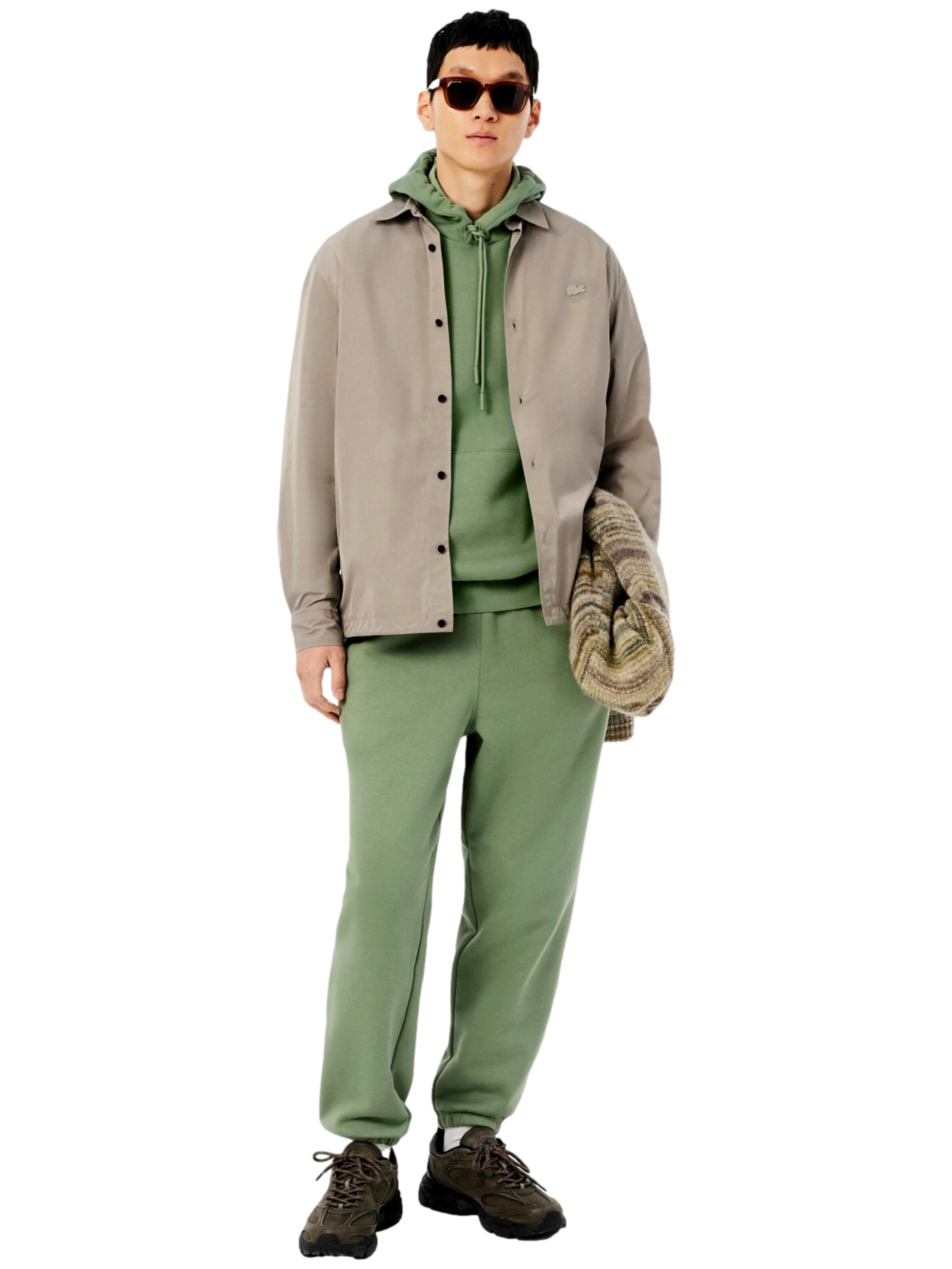 LACOSTE Sweatvest in Groen