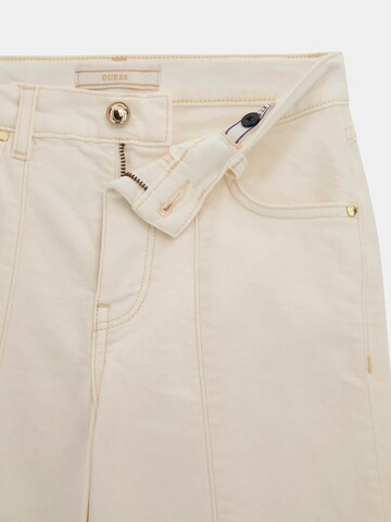 GUESS Wide Leg Jeans in Beige