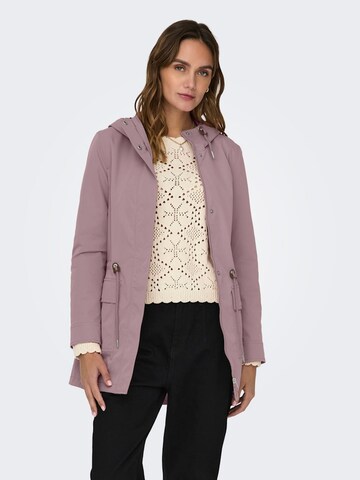 ONLY Between-Seasons Parka 'ONLLOUISE' in Purple