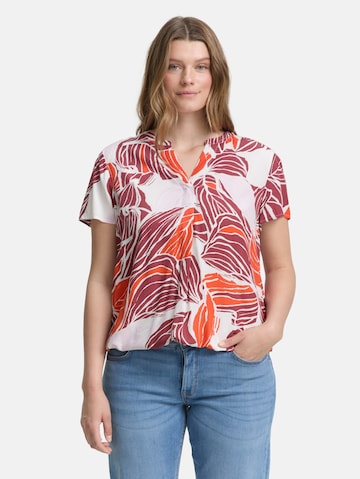 Tom Tailor Women + Blouse in Rood: voorkant