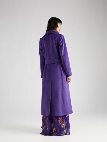 Twinset Přechodný kabát – fialová