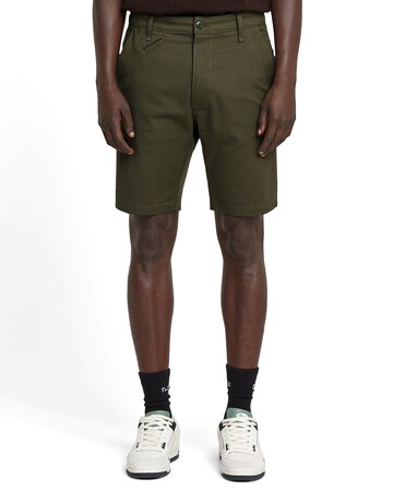 G-STAR Slimfit Chino in Groen: voorkant