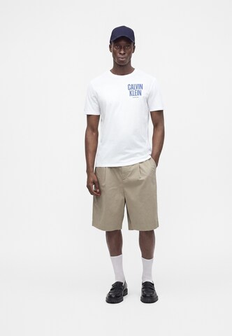 balts Calvin Klein Jeans T-Krekls '30S'