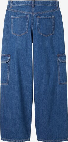 Wide leg Jeans de la TOM TAILOR pe albastru