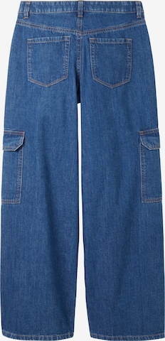 TOM TAILOR Wide leg Jeans in Blauw