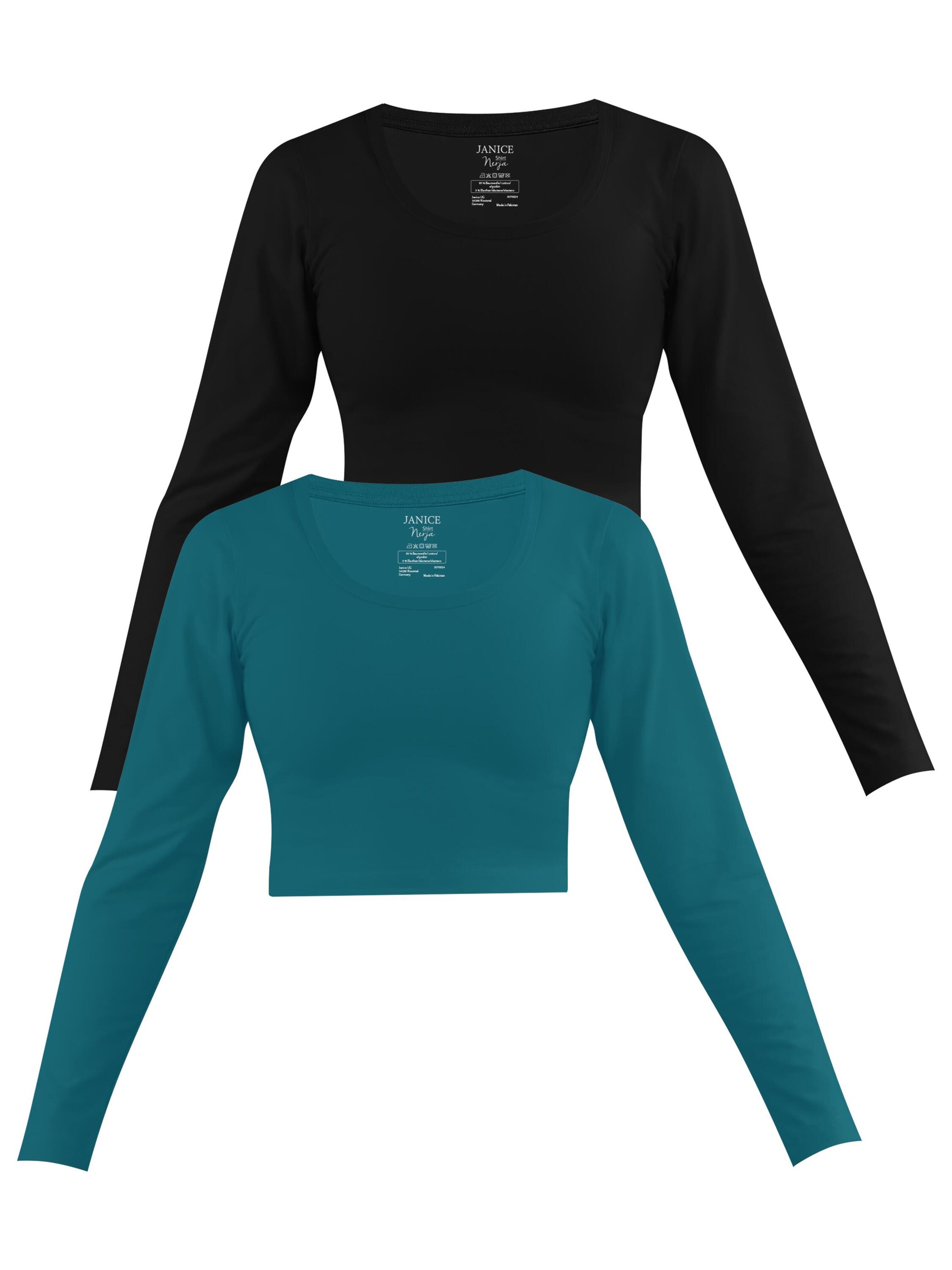 Janice Shirt ' Nerja ' in Blue: front
