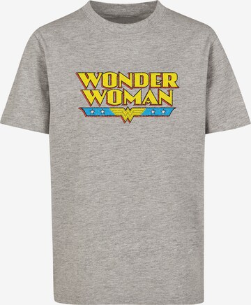 T-Shirt 'DC Comics Wonder Woman' F4NT4STIC en gris : devant
