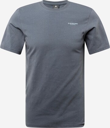 T-Shirt G-Star RAW en bleu : devant