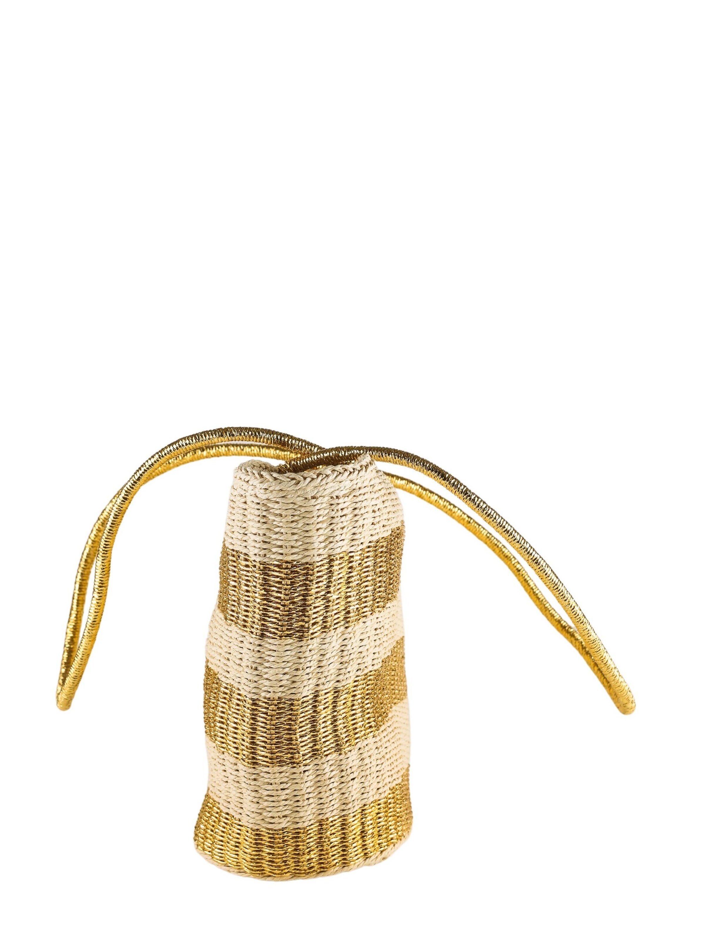 COLLEZIONE ALESSANDRO Shoulder Bag 'Aurel' in Gold