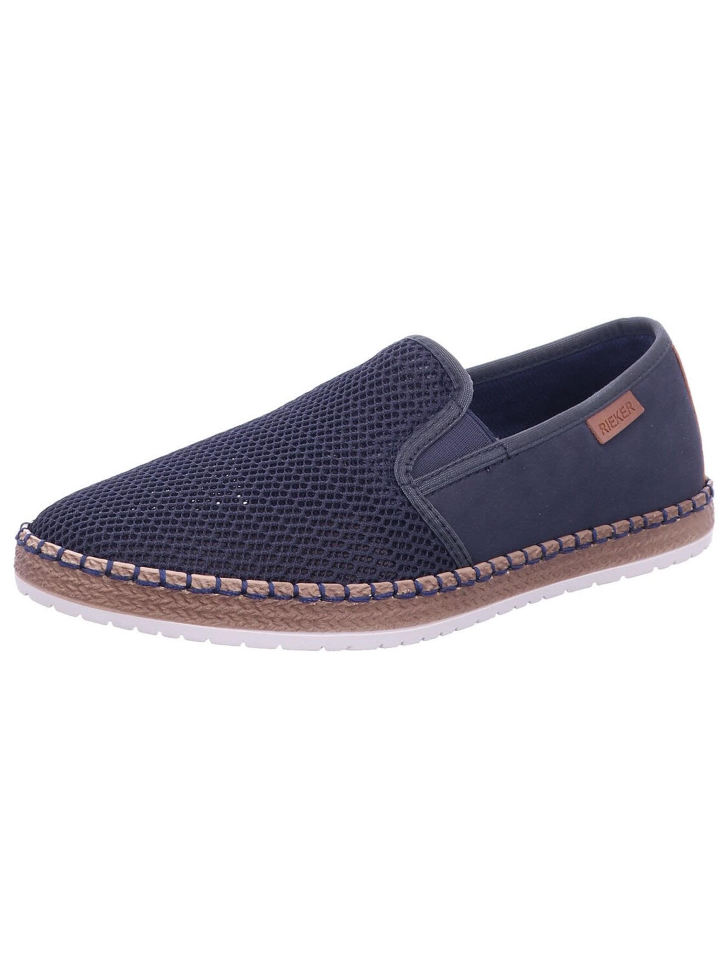 Rieker Hausschuh 'Slipper Herren B5265 14 Kunststoff (Synthetik) in blau'‌ in Blau: Vorderseite