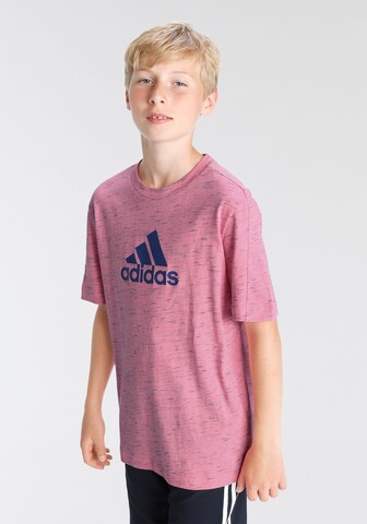 ADIDAS SPORTSWEAR - Camiseta funcional 'Future Icons Badge Of Sport Sport Logo' en rosa: frente