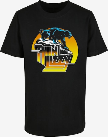 Merchcode T-Shirt 'Thin Lizzy - Panther' in Schwarz: predná strana