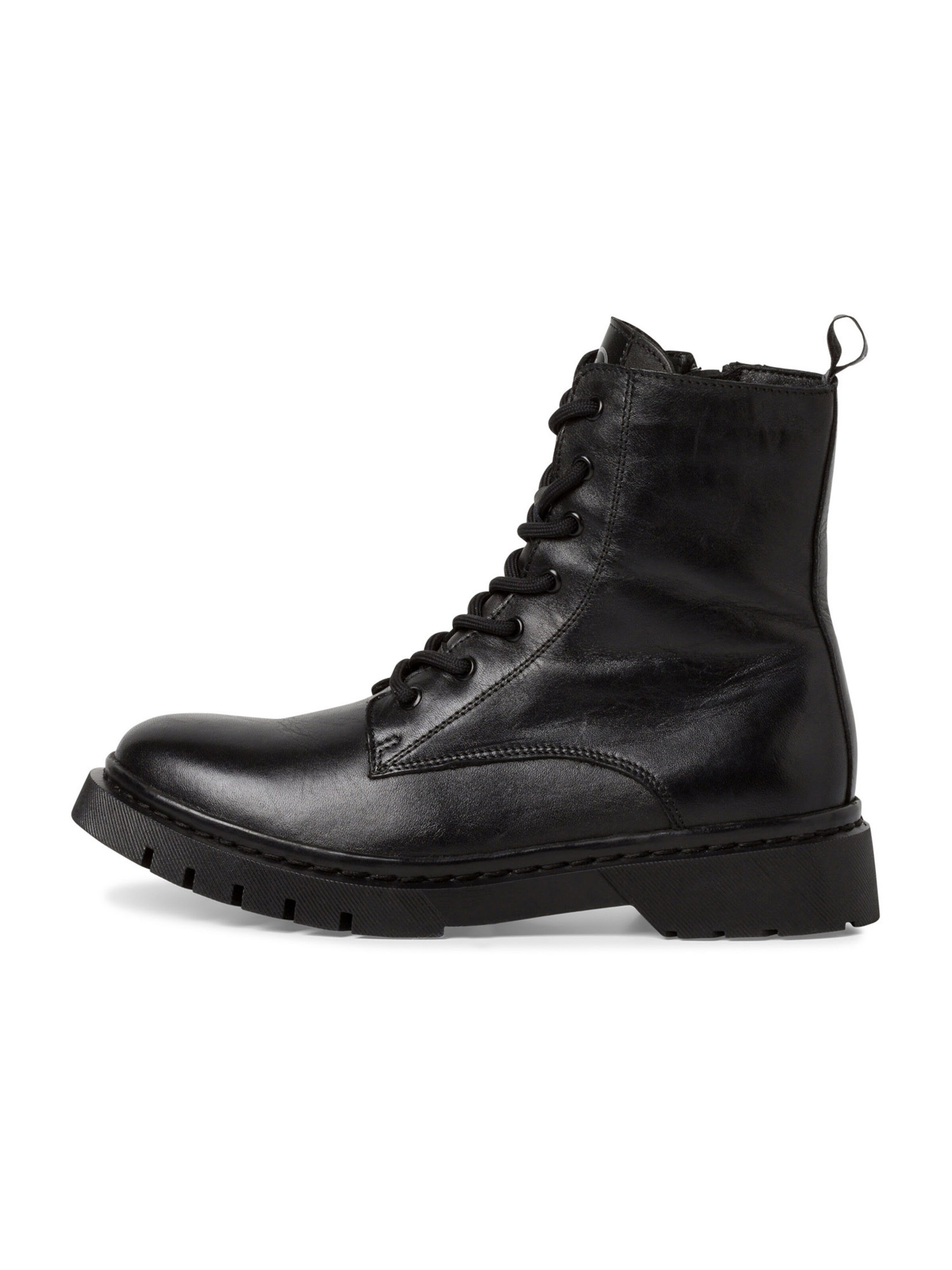 Tamaris Lace-up bootie in Black