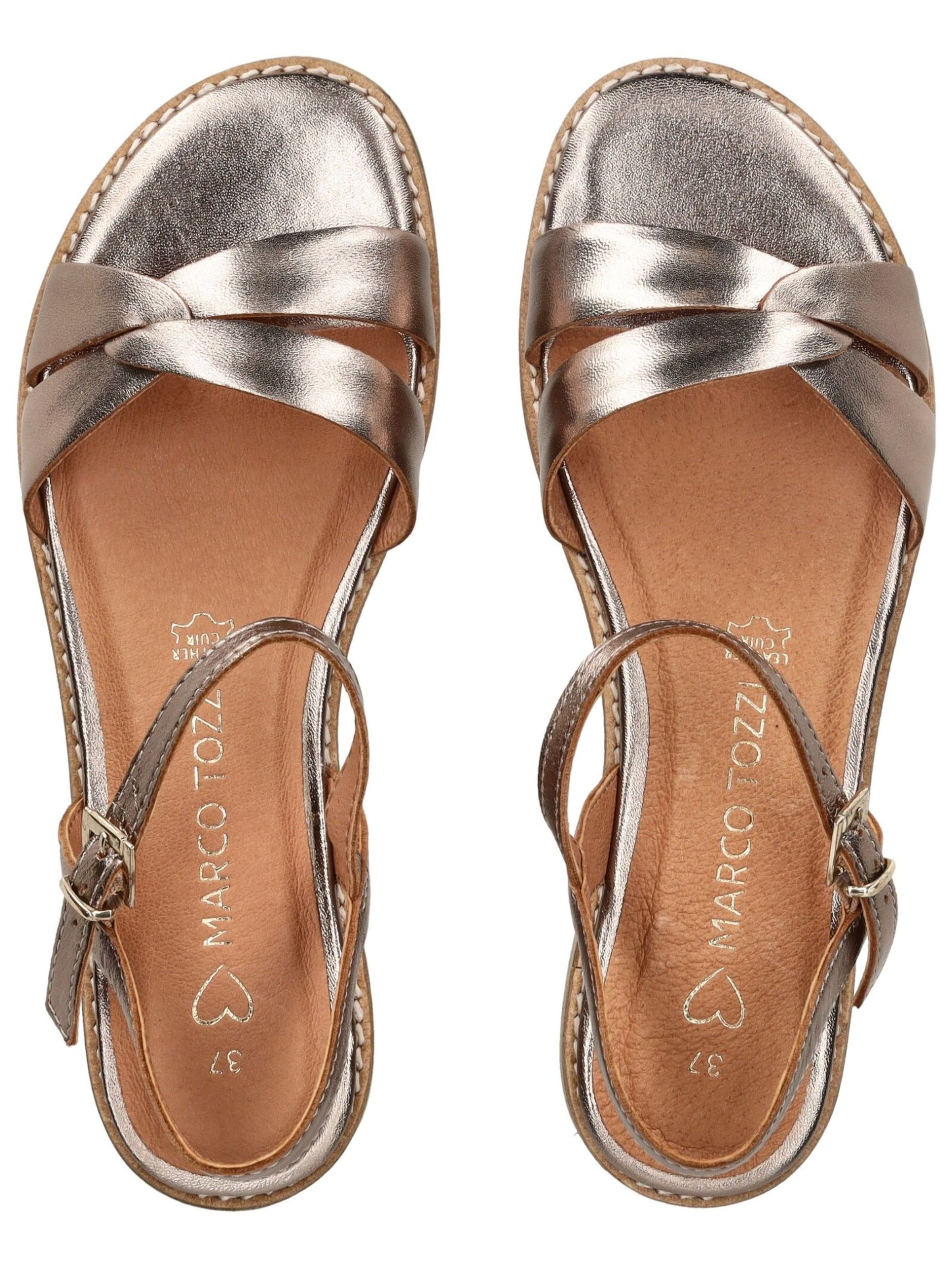 MARCO TOZZI Sandale in Gold