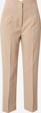 ZABAIONE Обычный Плиссированные брюки 'Jade' в Бежевый: спереди