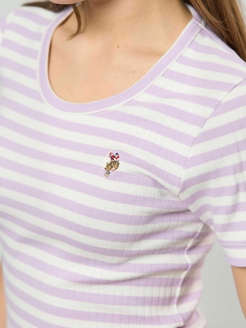 U.S. POLO ASSN. Tričko 'UWCarla' – fialová
