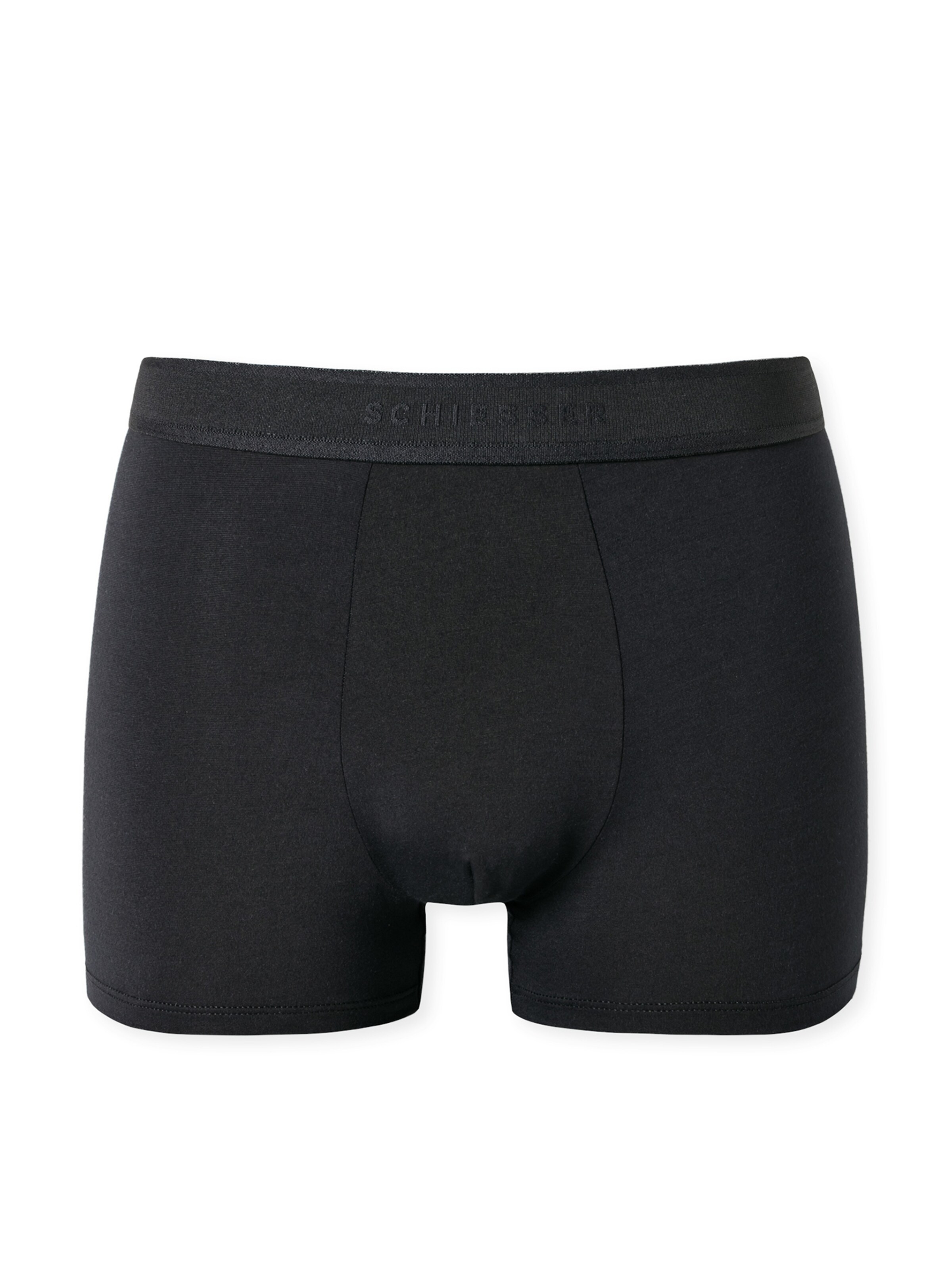 SCHIESSER Trunk ' Shorts - Premium Modal ' in Schwarz: Vorderseite
