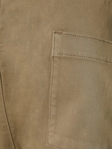 Bershka Tapered Cargobroek in Beige