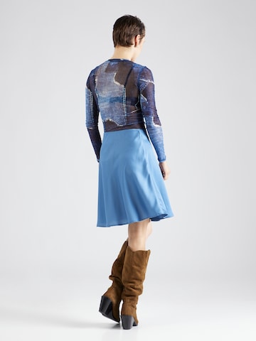VILA Skirt 'ELLETTE' in Blue