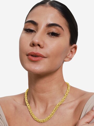 Heideman Necklace 'Loe' in Gold: front