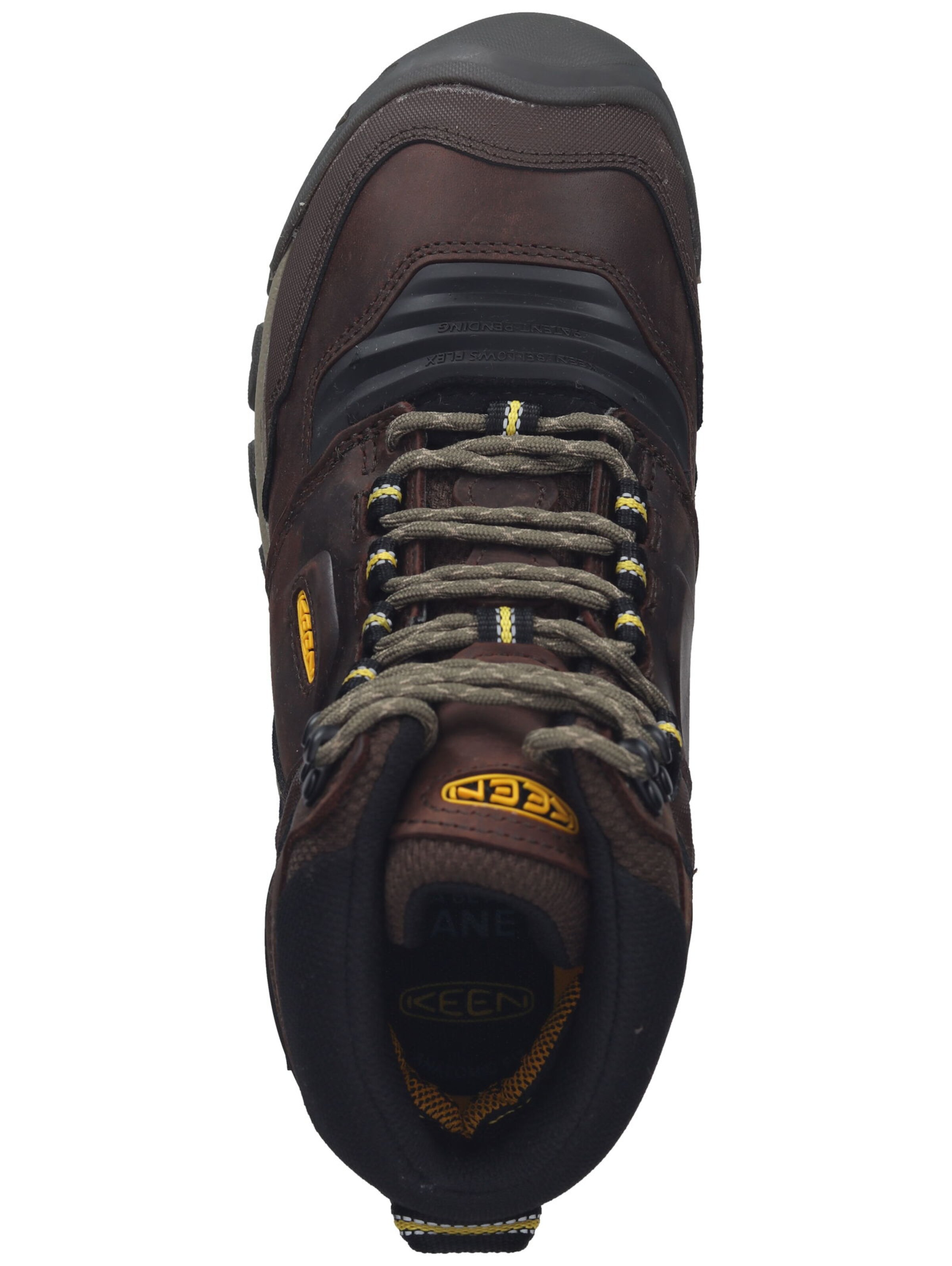 KEEN - Botas 'Ridge Flex' em castanho