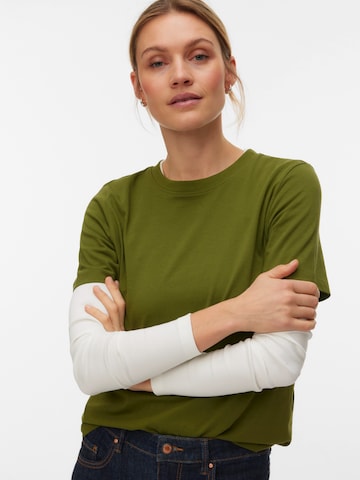 T-shirt 'VMPAULINA' VERO MODA en vert : devant