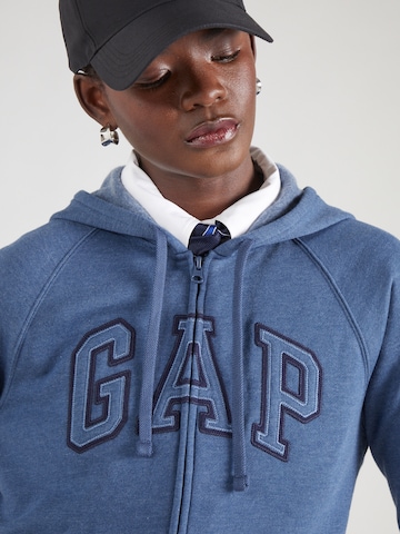 GAP Sweatjacke 'HERITAGE' in Blau