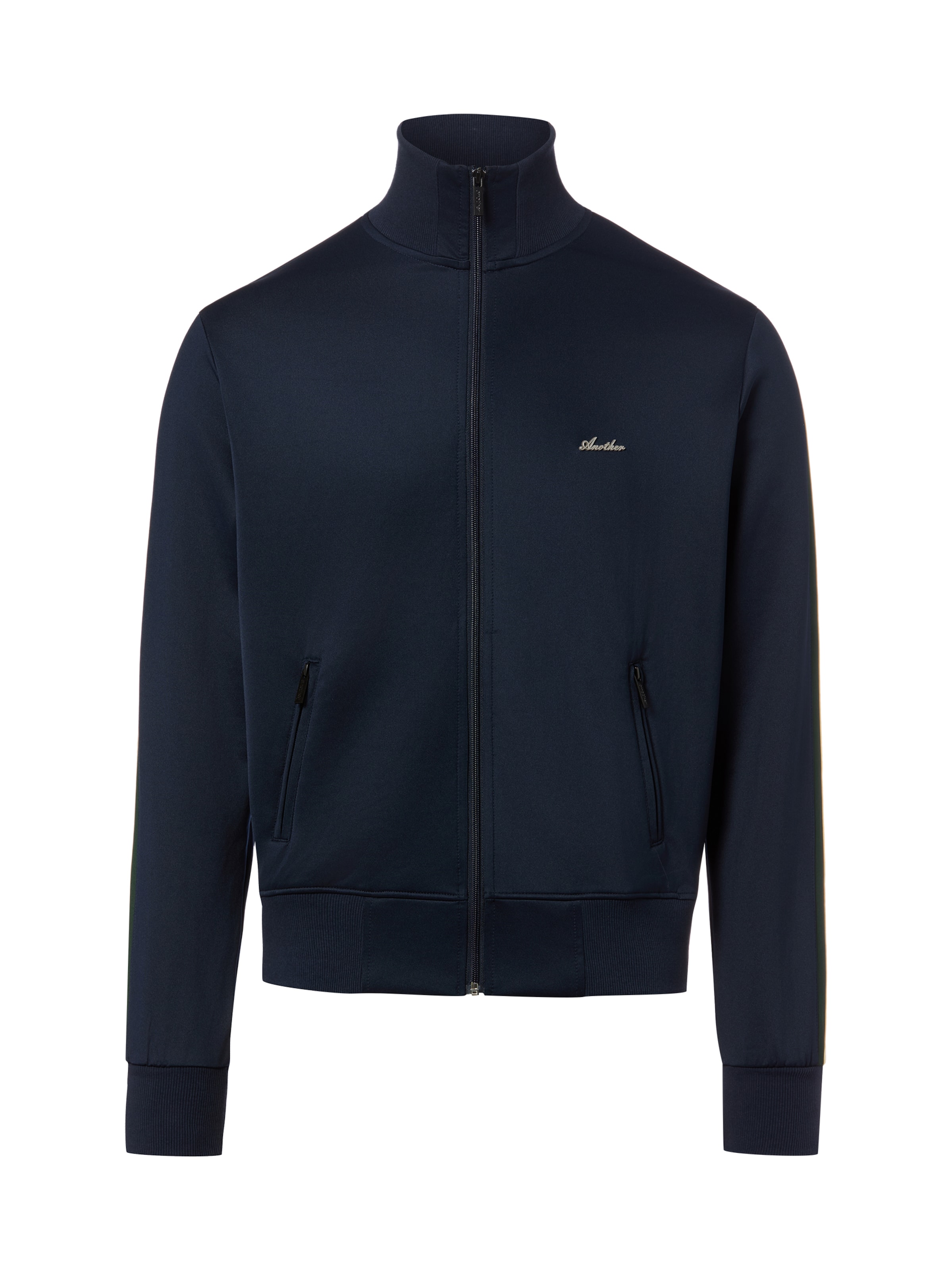 Another Cotton Lab Sweatjacke 'Everyday Regular' in Blau: Vorderseite