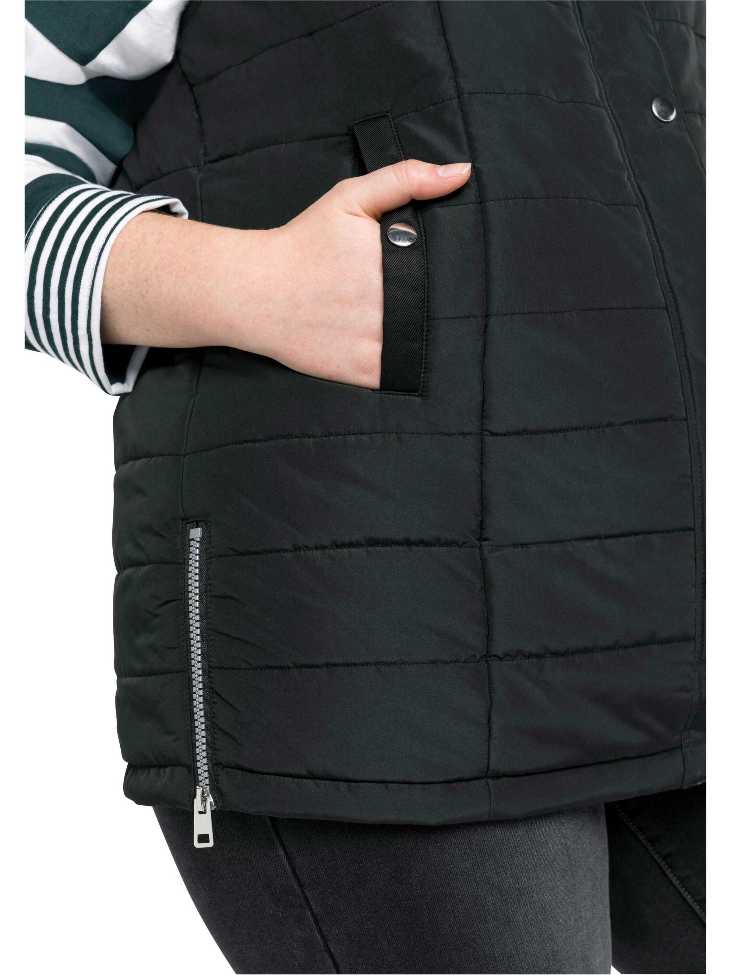 SHEEGO Brezrokavnik | črna barva