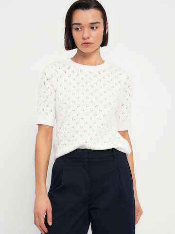 PIECES Sweter 'PCLELOU' w kolorze biały