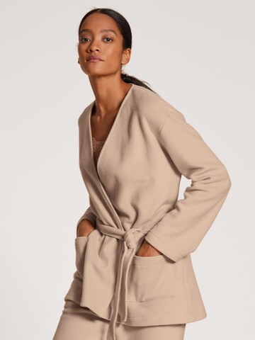 CALIDA Strickjacke 'Loungewear Xtra'‌‌‌ in Beige: Vorderseite