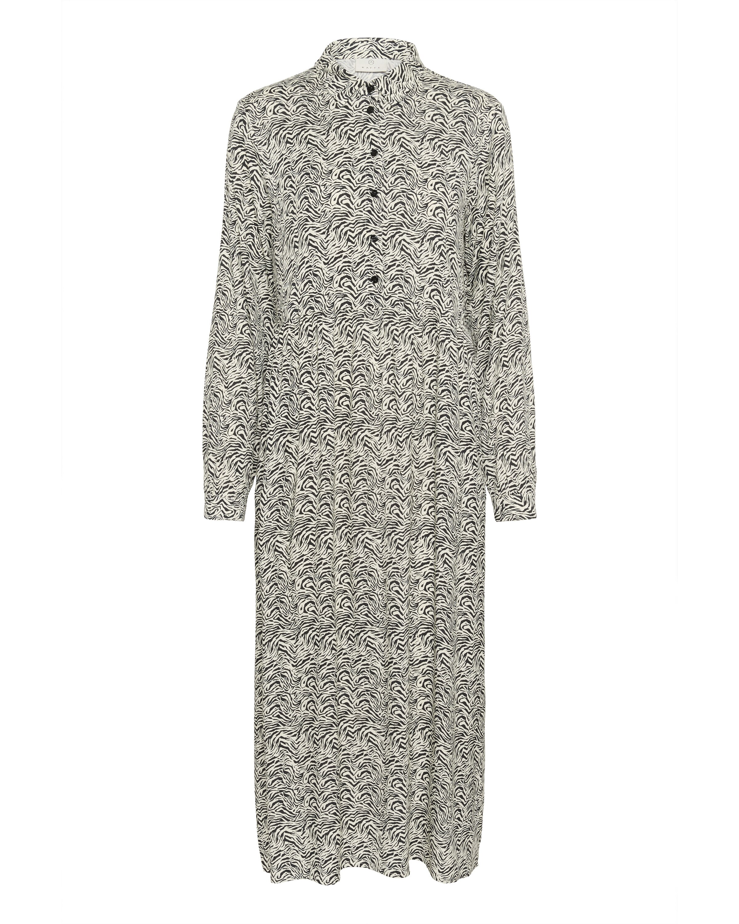 Kaffe Robe 'Miriam' en crème / noir, Vue avec produit