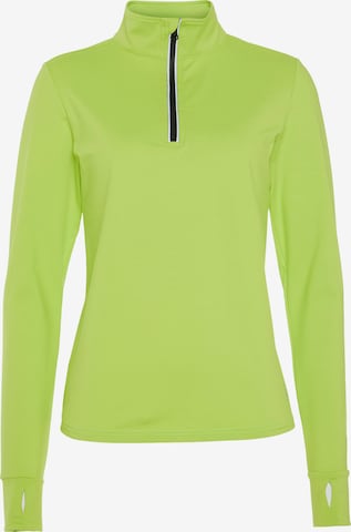 LASCANA ACTIVE Funktionsbluse i grøn: forside