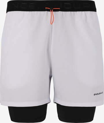 ENDURANCE Workout Pants in White: front