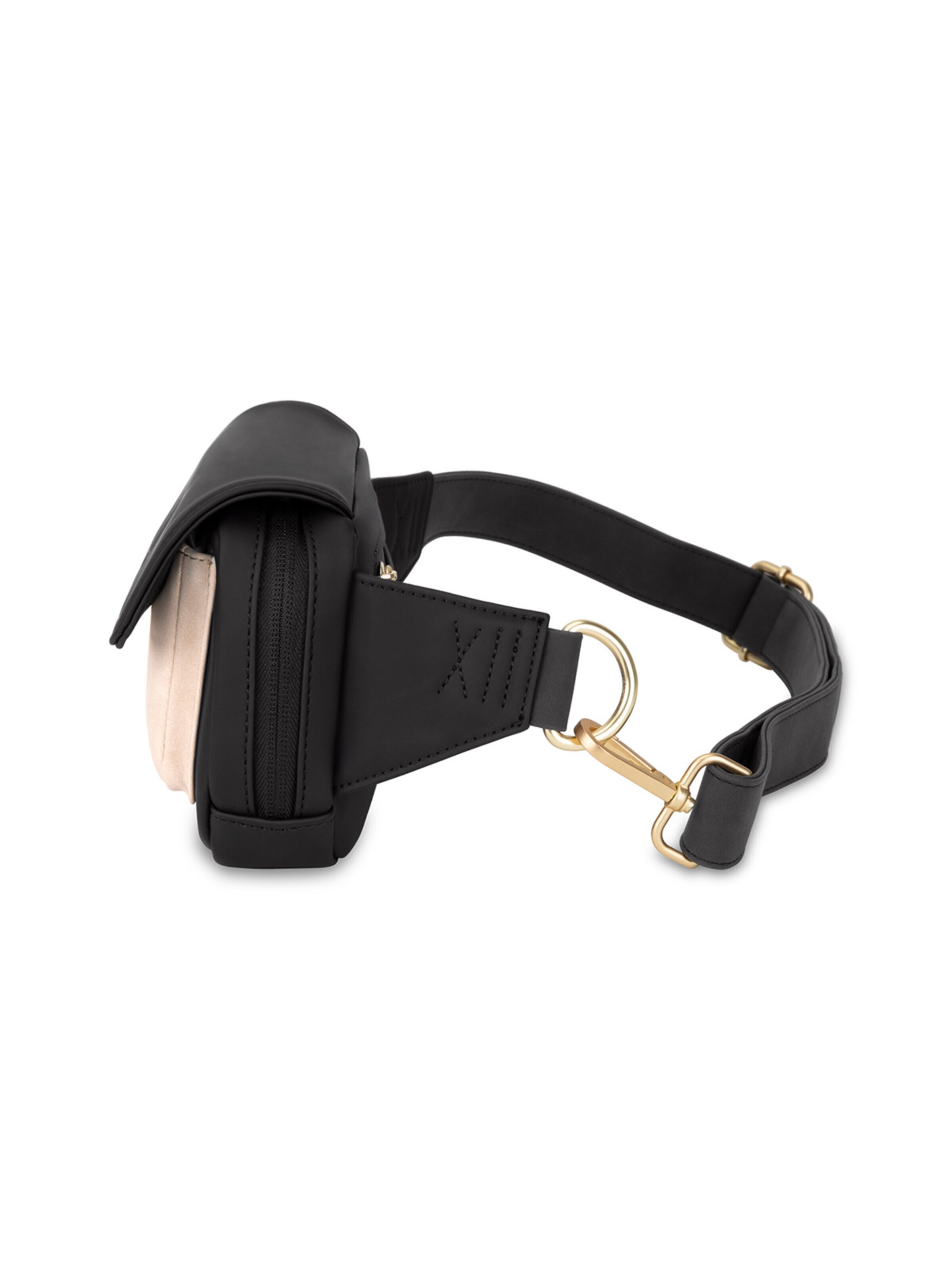 melns Kapten & Son Pleca soma 'Visby Cream Black'