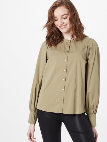 MSCH COPENHAGEN - Blusa 'Lana' en verde: frente