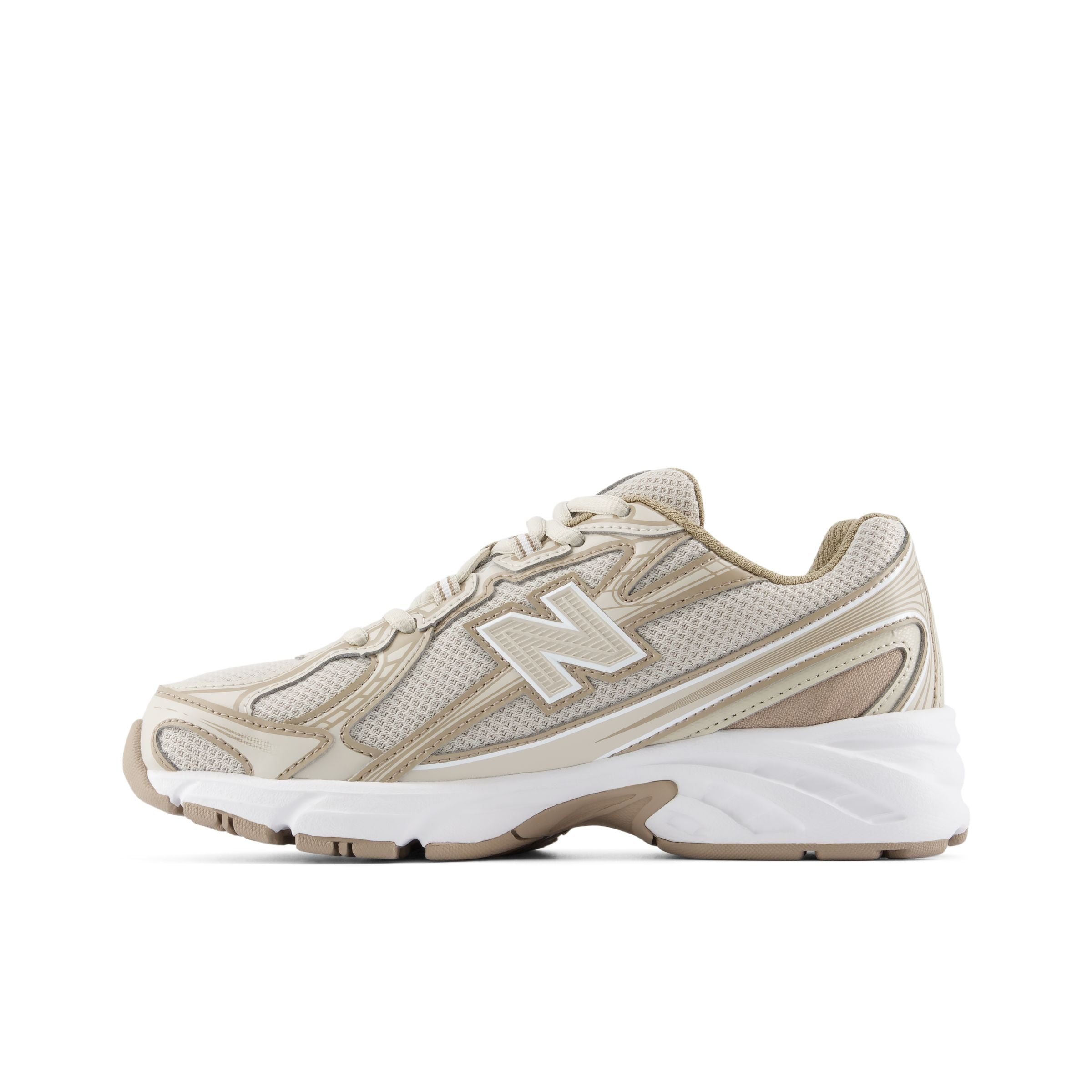 Baskets '740 Lace' new balance en beige : devant