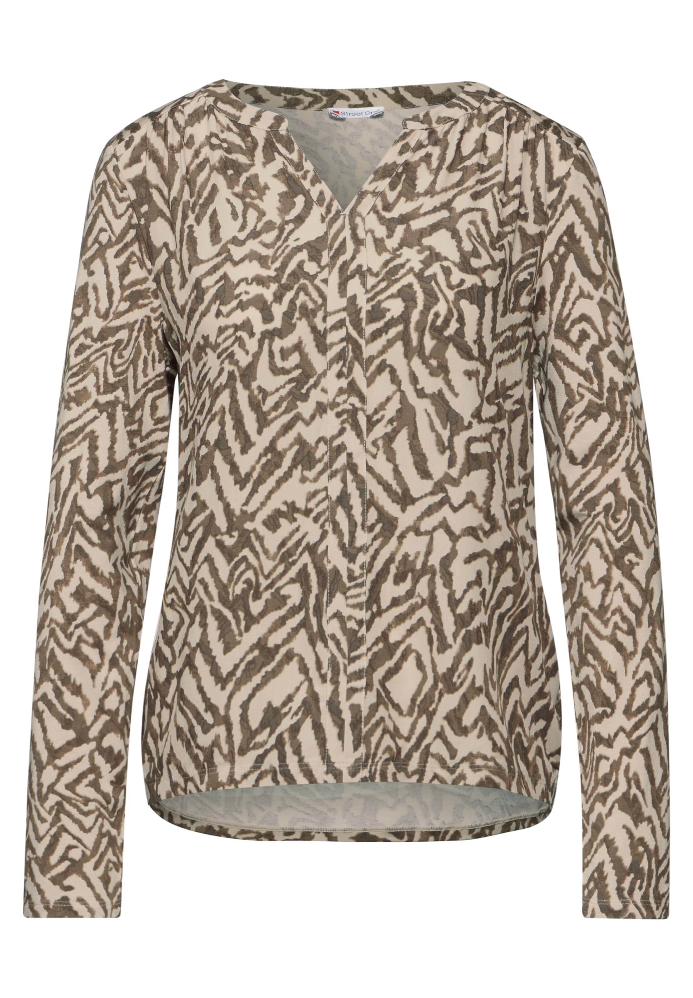 STREET ONE Bluse in Beige: Vorderseite